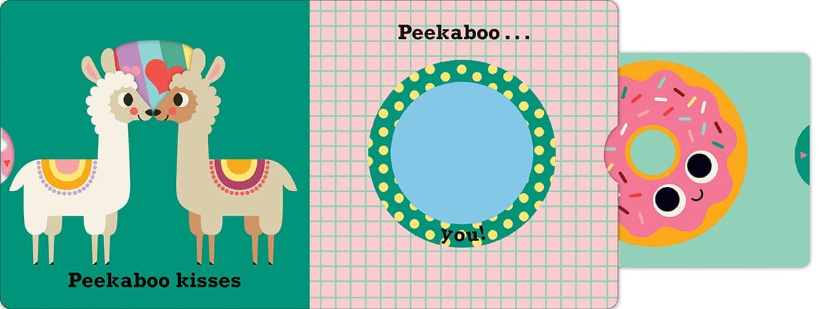 Peekaboo: Love: (An Interactive Board Book for Babies & Toddlers with Mirror & Sliders to Push, Pull, or Turn. Cute Artwork Includes a Strawberry, Rainbow, Ladybug, & More.) (Peekaboo You) thumbnail 4