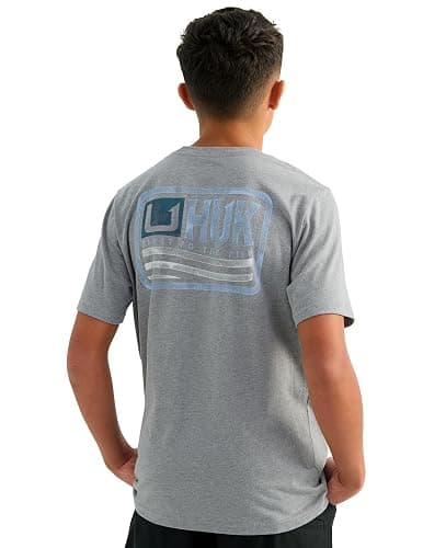 HUK Kids' Short Sleeve Performance Tee, Fishing T-Shirt for Kids - Image 1
