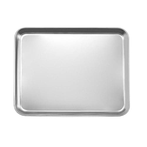 QWORK Stainless Steel Surgical Tray, for Medical Instruments, Tattoo, Surgical Supplies, 12 3/16 x 9 7/16 x 1 5/16 inch, 1 Pack thumbnail 6
