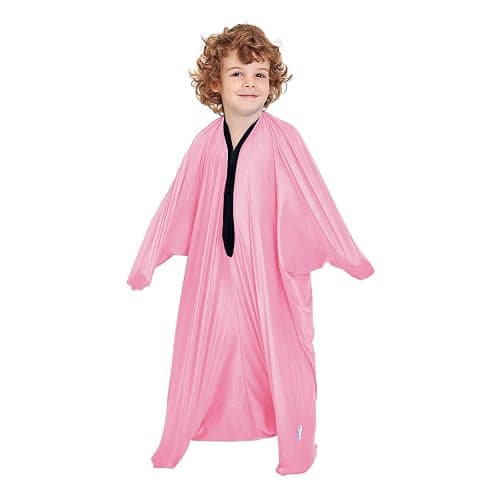 SANHO Dynamic Movement Sensory Sock Body Sock, Medium,6-9 Years Old, 47''H X 27''W, Good for Height:41"-51",Pink thumbnail 4