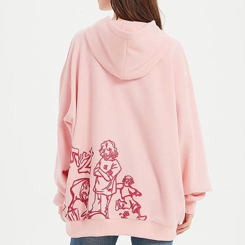 FantasyGears Mens Hoodies Y2k Oversized Graphic Hoodie Harajuku Vintage Jacket Hooded Pullover Sweatshirt For Women thumbnail 4