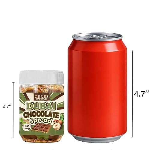 Dubai Chocolate Spread – 6.35 oz Jar with Pistachio, Kataifi & Gourmet Dubai Chocolate Filling for Pancakes, Breakfast, Snacks, and Desserts thumbnail 8
