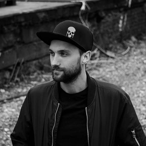 Tijeyi Flat Bill Hats for Men Snapback Skull Hats Black Hat for Teen Boys Skateboard Hats Baseball Cap thumbnail 4