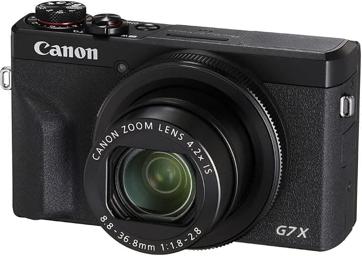 Canon PowerShot G7 X Mark III Digital Camera (Black) (3637C001), 64GB Memory Card, NB13L Battery, Corel Photo Software, Charger, Card Reader, Bag, Flex Tripod + More thumbnail 2