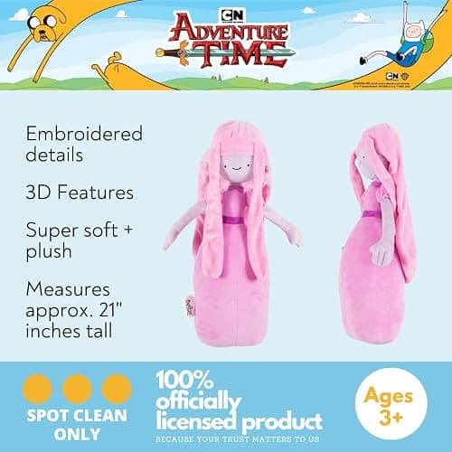Collectibles Adventure Time Princess Bubblegum Bedding Super Soft Cozy Decorative Cuddle Pillow, (Officially Licensed Product) By Franco thumbnail 2