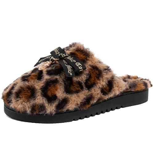 Juicy Couture Women's Faux Fur Slippers - Image 1