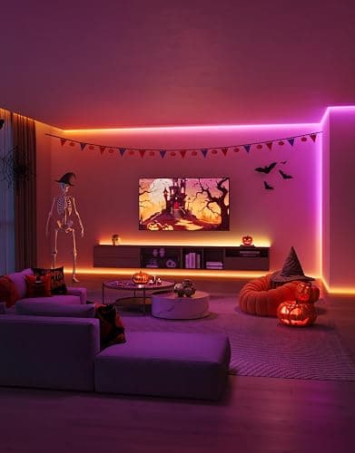Govee 9.8ft COB LED Strip Light Pro, RGBICW Light with Warm White, WiFi | Work with Alexa, Google Assistant and Matter, Smart Strip Lights, LED Lights for Bedroom, Color Changing thumbnail 2