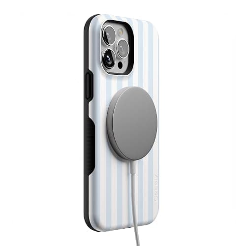 Casely iPhone 13 Pro Max Case | Blue Stripes | Sunday Best | Compatible with MagSafe | Bold Protective Design thumbnail 6
