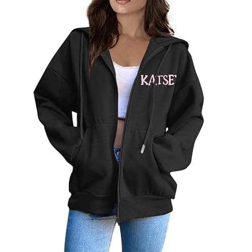 Unisex KATSEYE Hoodie Album Concert Zip Up Hoodie Jacket Long Sleeve KATSEYE Merch Costume Pop Fan Sweatshirts Y2K Clothes thumbnail 2