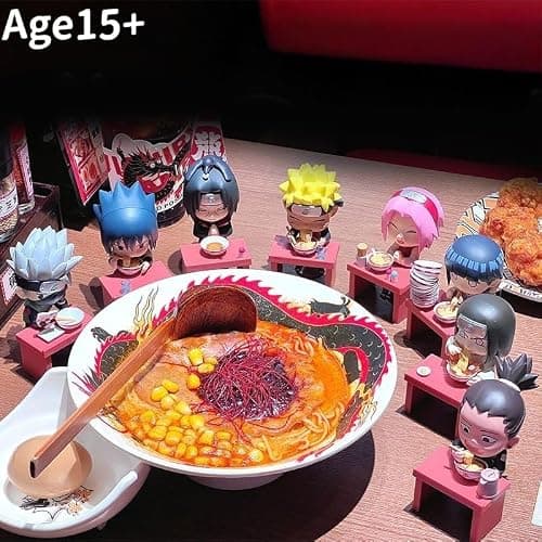 MINISO Naruto Shippuden × Ramen-Themed Figure Blind Box, Exquisite Collectible Ornament for Gifting(1-Random Piece) thumbnail 2