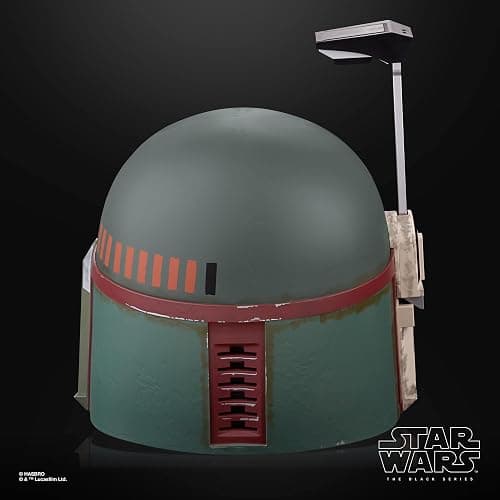 STAR WARS The Black Series Boba Fett (Re-Armored) Premium Electronic Helmet, The Mandalorian Roleplay Collectible for Kids Ages 14 and Up thumbnail 7