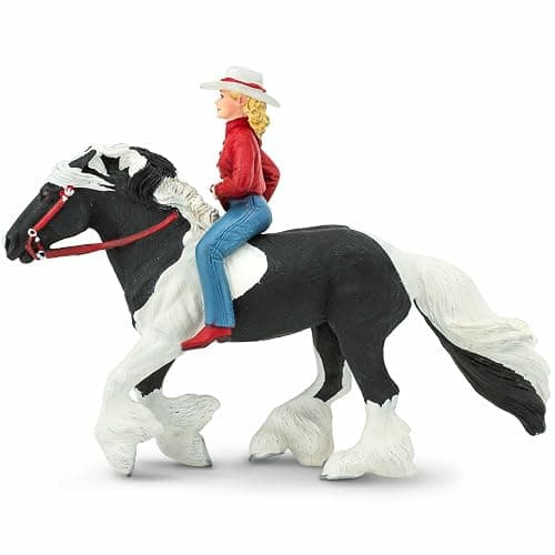 Safari Ltd. Audrey on Streaming Light Toy Set - Lifelike Horse Rider Figurine -Educational Toy for Boys, Girls, and Kids Ages 3+ thumbnail 6