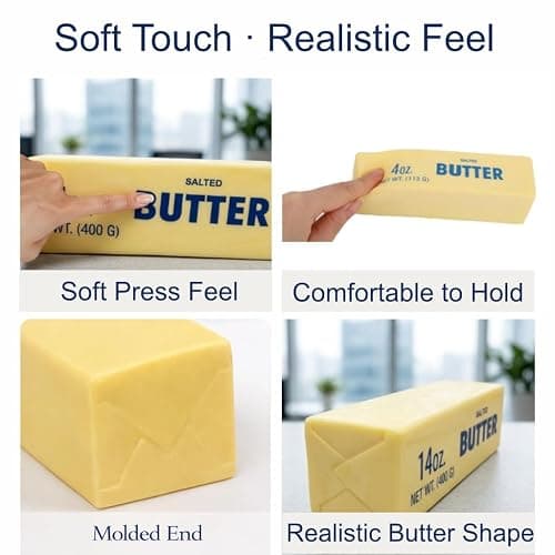 10 inch Butter Squishy Stick, Giant 14 Oz Slow Rising Jumbo Squeeze Stress Relief Big Squishies for Office & Desk Use for Adults (Giant) thumbnail 6