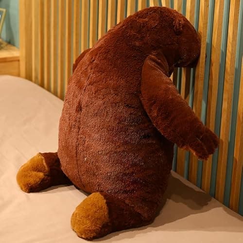 MIAOHAHA 100cm Giant Djungelskog Teddy Bear Dark Brown Plush Toy Bear Big Teddy Bear Stuffed Animal Doll Home Decor Birthday Gift for Girl,Boy (39.3in/100cm) thumbnail 5