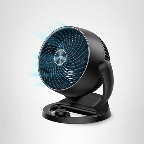 Dreo Fan for Bedroom, 12 Inches, 70ft Powerful Airflow, 28db Quiet Table Air Circulator Fans for Whole Room, 120° Adjustable Tilt, 3 Speeds, Desktop Fan for Home, Office, Kitchen thumbnail 8