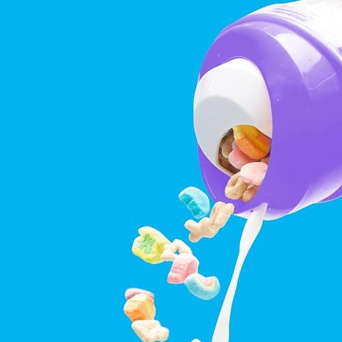 CRUNCHCUP XL Portable Cereal Cup for Breakfast On the Go - Purple | Skip the Spoon and Bowl - Designed for a quick, convenient breakfast at home, on the go, or during busy mornings. thumbnail 2
