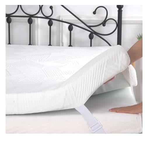3 Inch Full Size Memory Foam Mattress Topper, Cooling Gel Bed Topper with Removable Cover, Soft & Pain Relief & Breathable, CertiPUR-US & Oeko-Tex Certified - Image 1