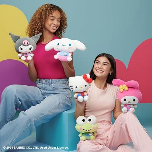Jazwares Hello Kitty and Friends, Keroppi Series 1 Plush - Hoodie Fashion and Bestie Accessory - Officially Licensed Sanrio Product from thumbnail 8