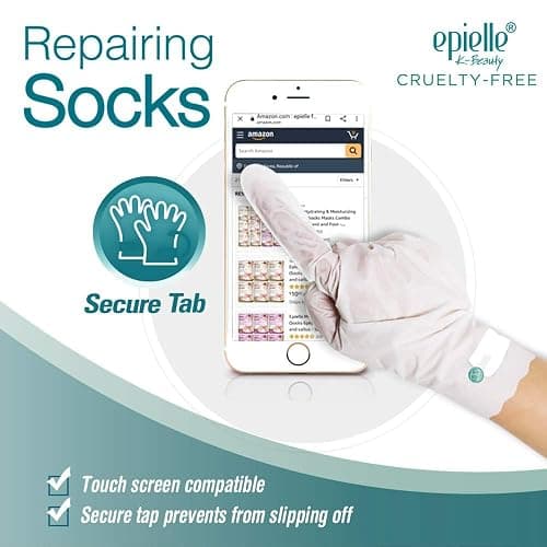Epielle Intensive Repairing Hand Mask 6 Pairs, Deep Moisturizing Gloves for Dry, Cracked Hands, Self Care Gifts for Women, Spa Kit, Stocking Stuffers, Thanksgiving Essentials thumbnail 6