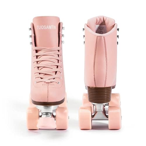 Tuosamtin Roller Skates for Women/Youth with Height Adjustable stoppers Retro Quad Roller Skates for Outdoor and Indoor thumbnail 6
