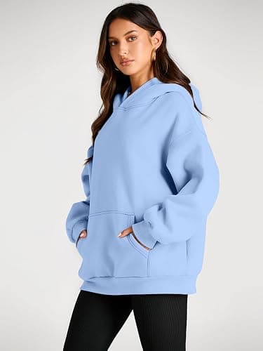 Trendy Queen Womens Oversized Hoodies Fleece Sweatshirts Fall Fashion Pullover Sweaters Winter Clothes thumbnail 3