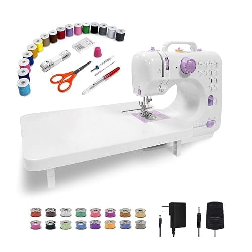 Sewing Machine for Beginners,Portable Sewing Machine with 12 Built-in Stitches,2 Speed(High-Low Speeds),2 Power Supply Method - Image 1