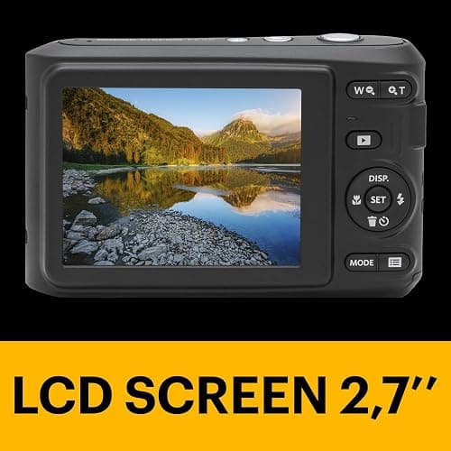 KODAK PIXPRO FZ45 16MP Compact Digital Camera, 4X Optical Zoom, AA, White | 1080p Full HD Video, 27mm Wide Angle Lens, 2.7 Inch LCD, Point and Shoot, Digicam, Travel and Family Photos thumbnail 5