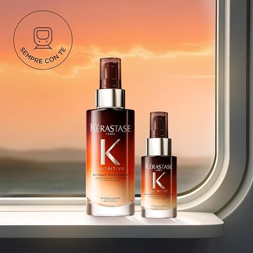 Kérastase, Nutritive, Siero Notturno Nutriente, Per Capelli Secchi, Azione Rivitalizzante, Con Proteine di Origine Vegetale e Niacinamide, Siero Notturno 8h Magic Night Serum, Formato Mini, 30 ml thumbnail 2