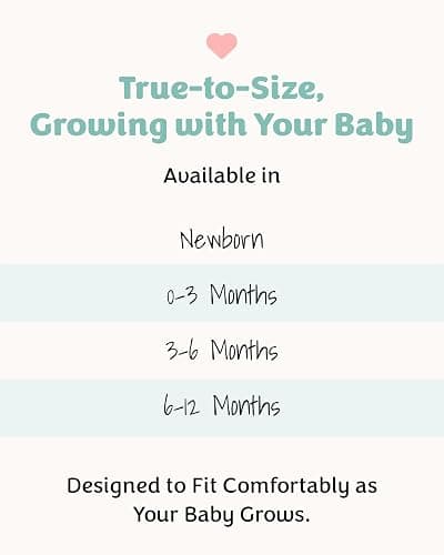 Caden Lane Zippered Baby Footie Pajamas, Soft Onesie Bodysuit with Feet & Double Zipper for Easy Diaper Change, Infant, and Toddler Footed One-Piece Jumpsuit, Lily Pad Green, 3-6 Months - 3-6 Months - Lily Pad thumbnail 7