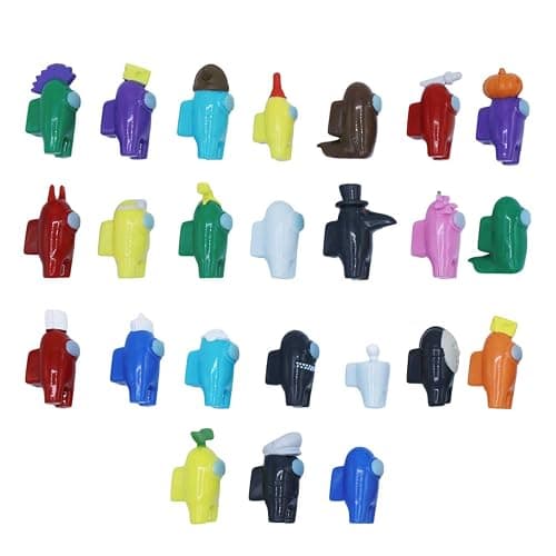 Among Us Micro Figures – Blind Bag of 3 Officially Licensed Crewmate & Imposter Mini Figures (138 to Collect + Metallic & Glow-in-The-Dark Surprise) thumbnail 4