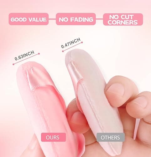 8 Pieces Triangle Powder Puff Face Soft Triangle Makeup Puff Velour Cosmetic Foundation Blender Sponge Beauty Makeup Tools thumbnail 2