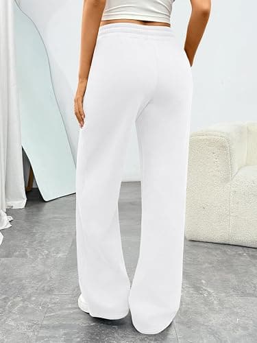 Trendy Queen Womens Sweatpants Baggy Wide Leg Barrel Pants Lounge Comfy Palazzo Joggers with Pockets thumbnail 4