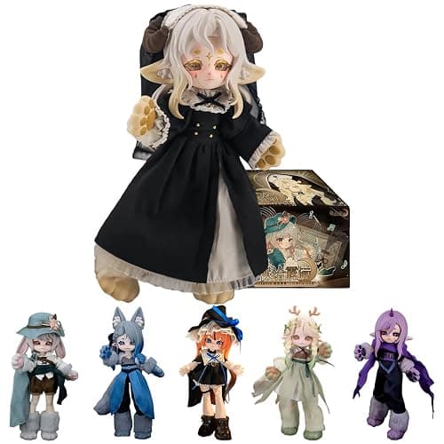 niannyyhouse BJD Blind Box Figurines, Dedicated to Luna Series, 1/12 Scale, Ball Jointed Doll with Clothes, Action Figure Collectable (6PCs) - Image 1