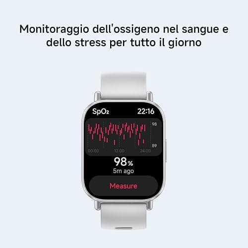 Xiaomi Redmi Watch 5 Active, Smartwatch con display LCD 2", Chiamate Bluetooth, Autonomia 18 giorni, Resistenza Acqua 5ATM, Monitoraggio Frequenza Cardiaca e SpO2, 140+ modalità Fitness thumbnail 6