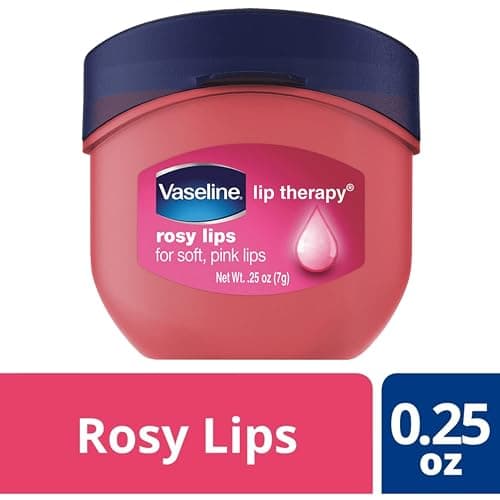 Vaseline Lip Therapy Rosy Lips 6-Pack – Moisturizing Lip Balm for Very Dry Lips in Mini Jars, 0.25 Oz Ea thumbnail 5