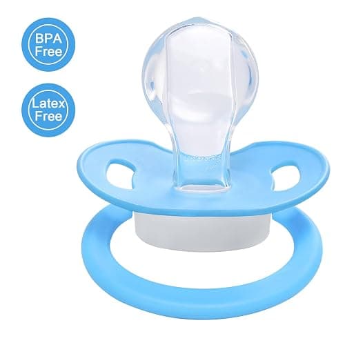 LittleForBig Bigshield Generation-II Adult Sized Pacifier Baby Cuties Pattern Blue Kitty thumbnail 3