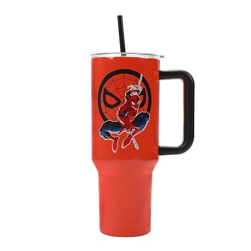 Bioworld Spider-Man 40 Oz Red Stainless Steel Tumbler - Image 1