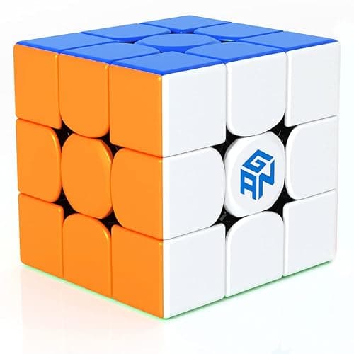 GAN 356R S,3x3 Speed Cube 356RS Magic Cube Professional Puzzle Cube Ultra Durable and Flexible for Kid&Adults,Non-Magnetic(Stickerless） - Image 1