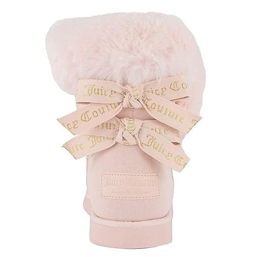 Juicy Couture Women's Slip On Winter Snow Boots Warm & Insulated Fur Lining Comfortable Fashion Booties thumbnail 4