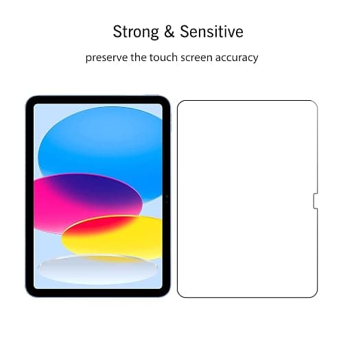 Ailun Screen Protector for iPad 11th A16 2025 [11 Inch] / 10th Generation 2022 [10.9 Inch], Tempered Glass [Face ID & Apple Pencil Compatible] Ultra Sensitive Case Friendly [2 Pack] thumbnail 5
