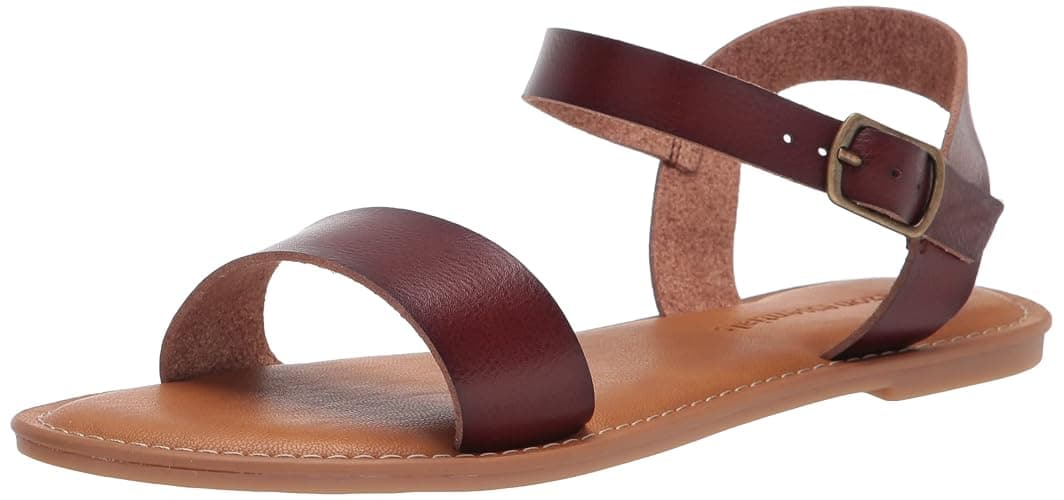 Amazon Essentials womens Two Strap Buckle Sandal - Image 1