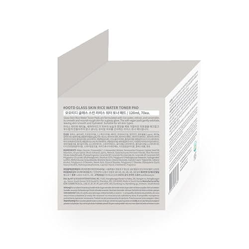 Toner Pads for Dry Dull Sensitive Skin Korean, #OOTD Retinol Ceramides Strengthen Skin Barrier Smoothing Hydrating, Toner Pad 70Pads 4.05oz 120ml thumbnail 8
