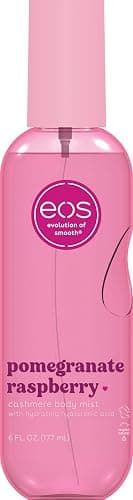 eos Cashmere Body Mist, Pomegranate Raspberry, Body Spray for Women, Hair Mist, Fruity, Moisturizing, Hyaluronic Acid, Glycerin, Vegan, Cruelty-free, 6 fl oz - Image 1