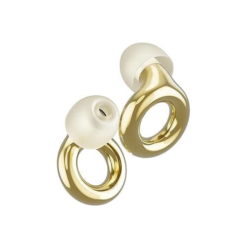 Loop Experience 2 Ear Plugs – Stylish Certified Hearing Protection for Concerts & Festivals, Live Events, Musicians, Sports, DJs and Nightlife – 17dB Noise Reduction Earplugs (High-Fidelity) - Gold
