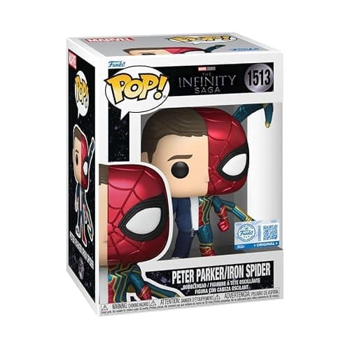 Pop Peter Parker/Iron Spider Funko Original 1513 Plastic Protector thumbnail 3