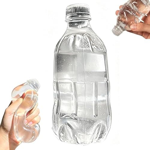 Clear Water Bottle Squishy Slow Rising Fidget Toy, Soft Squeeze Sensory Stress Relief Toy, Kawaii Desk Anxiety Relief Squishy Gift for Adults (Water Bottle) - Image 1