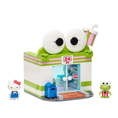 BLDR Hello Kitty and Friends Keroppi Mart Building Set with Hello Kitty and Keroppi Minifigures - Gift for Kids, Girls, Sanrio, and Kawaii Fans Ages 8+, 0103 thumbnail 3