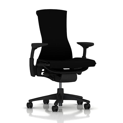 Herman Miller Embody Ergonomic Office Chair | Fully Adjustable Arms and Carpet Casters | Black Rhythm - Image 1