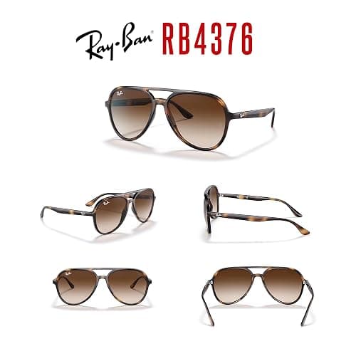 Ray-Ban RB4376 Aviator Sunglasses for Men for Women +BUNDLE with ACCESSORY EYEWEAR KIT thumbnail 7