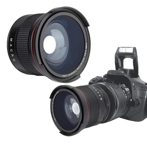 Yoidesu 58MM 0.35x Fisheye Wide Angle Lens, Super Fisheye with Lens Cover for SLR DSLR Camera thumbnail 4